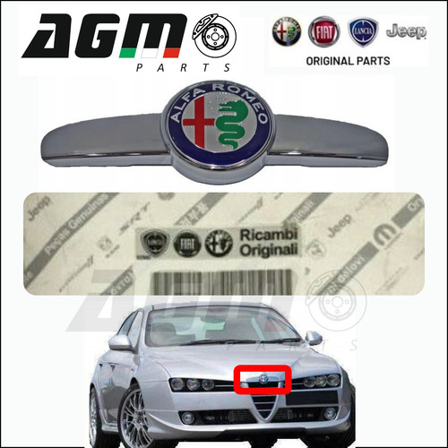 Barra griglia cromata stemma - cromata, +