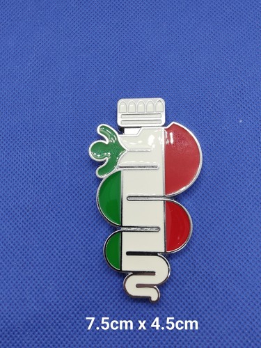 Logo emblème métal alfa - métal,