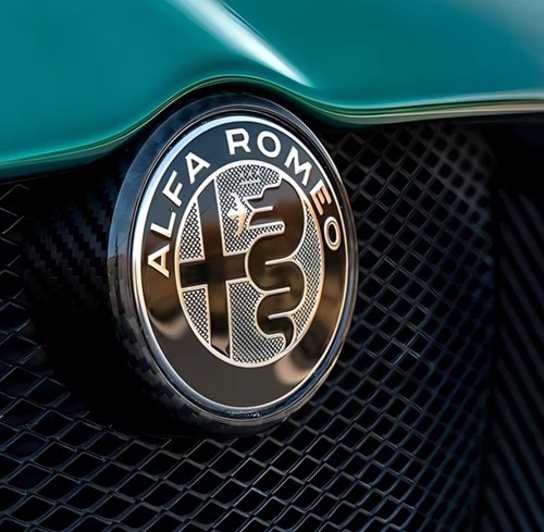 Stemma alfa romeo emblema 74mm - romeo,